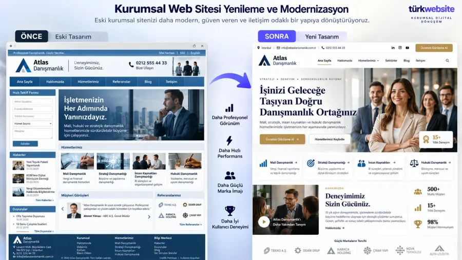 Corporate Website Redesign and Modernization