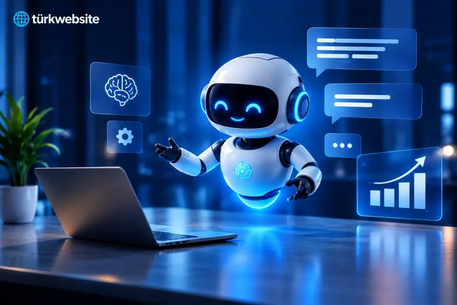 TürkWebsite işletmelere özel yapay zeka asistanı, akıllı chatbot, otomatik müşteri yanıtları ve dijital iş süreçleri