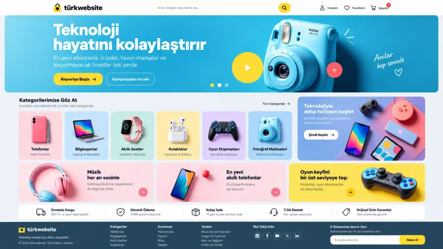 Advanced E-Commerce Website