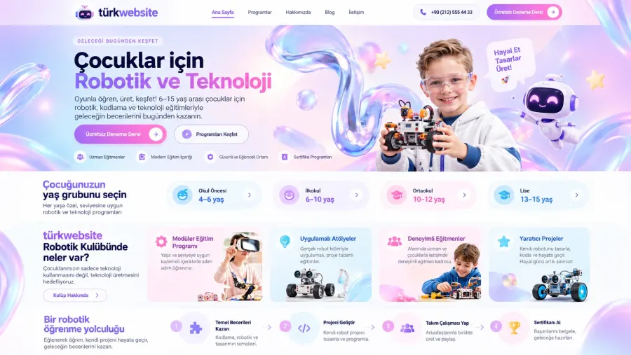 Türkwebsite gelişmiş e-ticaret sitesi seyahat ürünleri ve aksesuar mağazası tasarımı