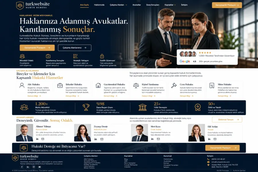 Law Firm website