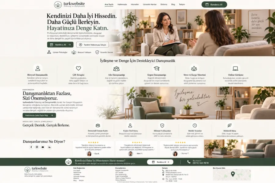 Psychologist and Counselling website