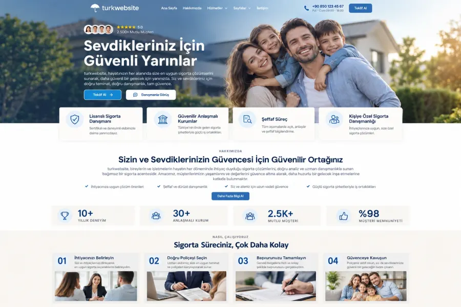 Insurance Agency website