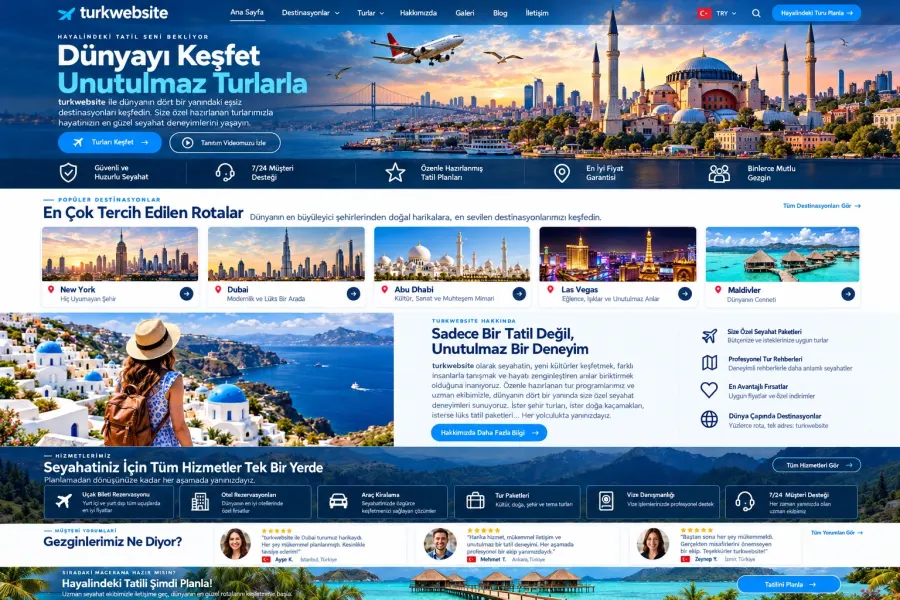 Travel Agency website