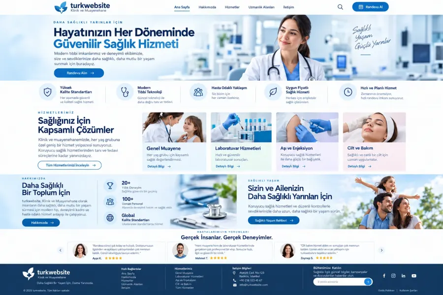 Clinic and Medical Practice website